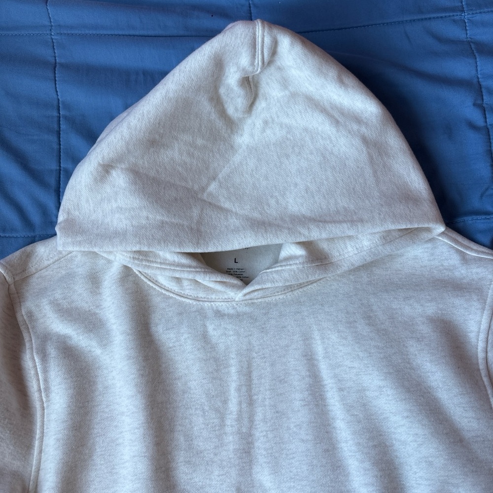 Men's Cream Hoodie Sweater